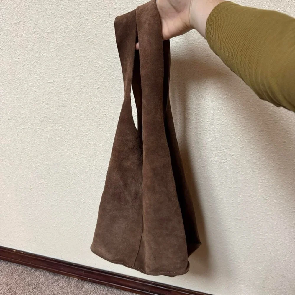 Sundance Italian leather suede slouchy hobo bag - Picture 6 of 8